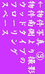 �������ʐ^ �B �����쑤���B�e �E�b�h�^�C�v�� �t���[�����O �X�y�[�X