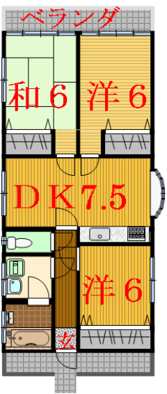 ����s �s���Y ���݃A�p�[�g �_�C�j�`�z�[���{�� �������z4���~ 3DK